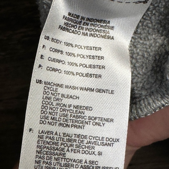 Adidas Heather Gray Climawarm Sweatshirt with Coral Pink Logo - Picture 11 of 11